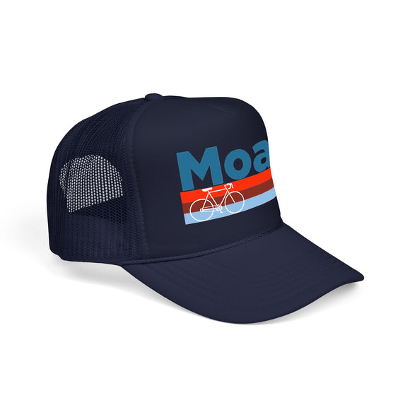 Moab, Utah Trucker Hat - Foam Moab Bike Cap