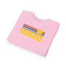 Idaho Toddler Sweatshirt - Retro Sun Idaho Toddler Crewneck Sweatshirt-20