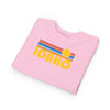 Idaho Toddler Sweatshirt - Retro Sun Idaho Toddler Crewneck Sweatshirt