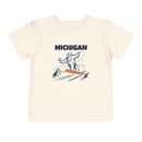 Michigan Yeti Snowboard Toddler Tee-1