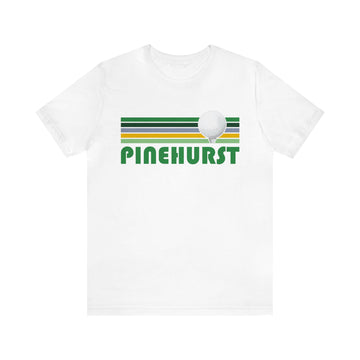 Buy white Golf Pinehurst, North Carolina T-Shirt - Retro Golf Unisex Pinehurst Shirt