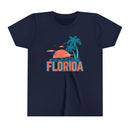 Florida Youth Shirt - Retro Palm Tree Florida Kid's T-Shirt-4