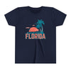 Florida Youth Shirt - Retro Palm Tree Florida Kid's T-Shirt