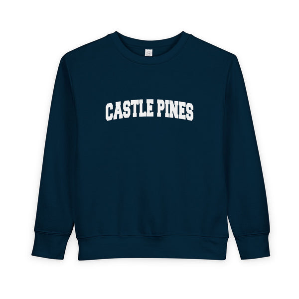 Castle Pine, Colorado Toddler Sweatshirt - Castle Pine Toddler Crewneck Sweatshirt