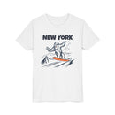 New York Yeti Snowboard Youth Tee - Kids Skiing Shirt-2