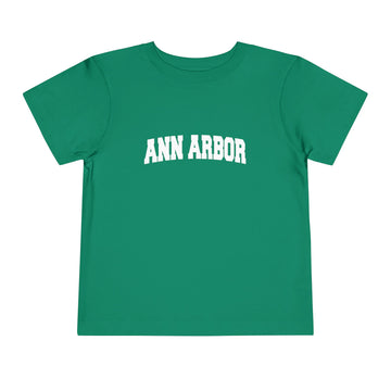 Ann Arbor, Michigan Toddler Graphic Tee - Kids Ann Arbor Vacation T-Shirt