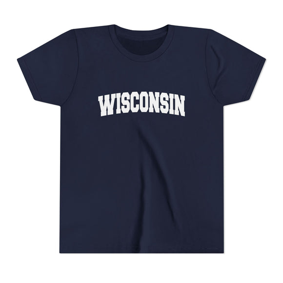 Wisconsin Youth Graphic Tee - Kids T Shirt