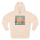 Durango, Colorado Hoodie - Retro Mountain Unisex Sweatshirt-5