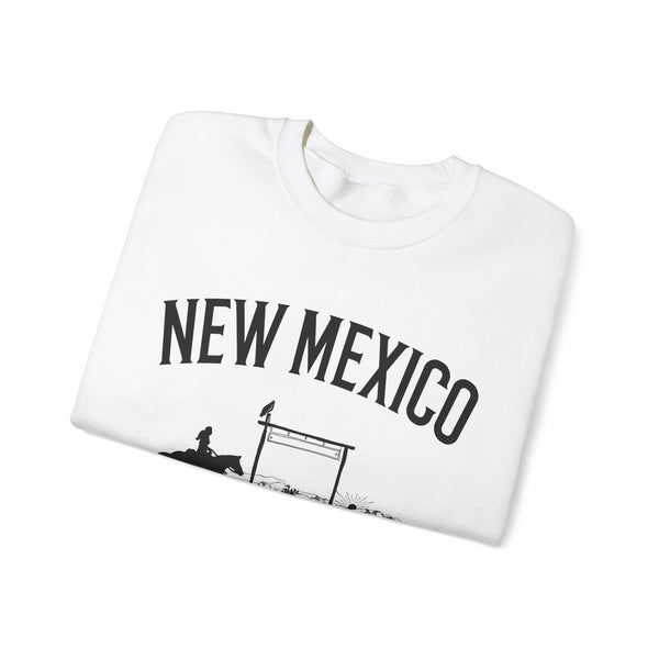 New Mexico Sweatshirt - New Mexico Cowgirl Graphic Crewneck