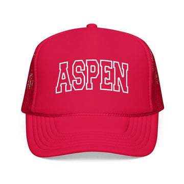Kids Aspen, Colorado Trucker Hat Vintage College Foam Mesh