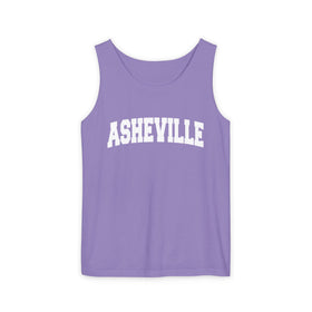 Buy violet Asheville, North Carolina Tank Top Unisex | Comfort Colors - 100% Cotton