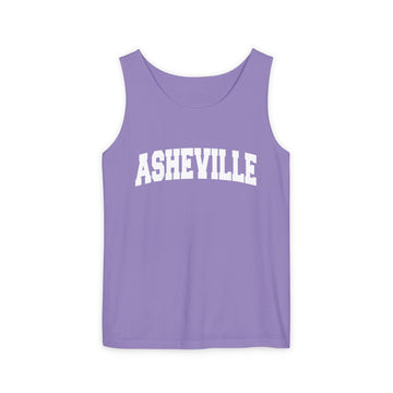 Buy violet Asheville, North Carolina Tank Top Unisex | Comfort Colors - 100% Cotton