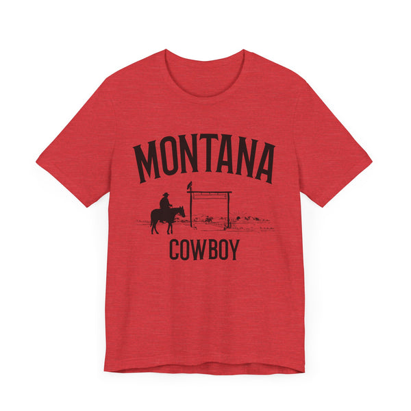 Montana Cowboy T Shirt - Montana Graphic Tee