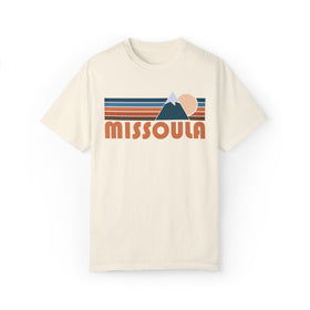 Missoula, Montana Graphic Tee, Comfort Colors Retro Unisex Missoula T shirt, Mountain Adventure Shirt - 0