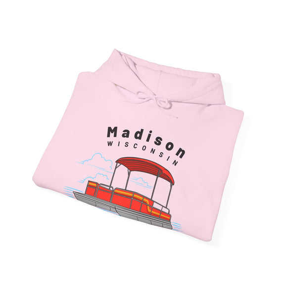 Madison, Wisconsin Hoodie - Unisex Ski Lift Madison