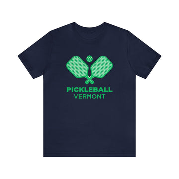Buy navy Vermont Pickleball T-Shirt - Unisex Vermont Shirt