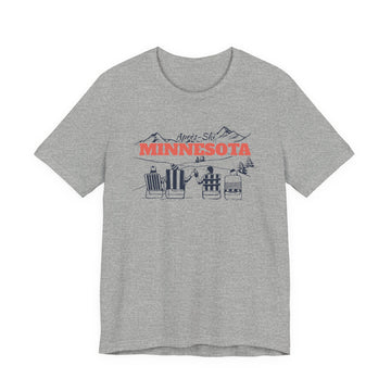 Buy athletic-heather Minnesota Après-ski T-Shirt - Vintage Mountain Graphic Tee