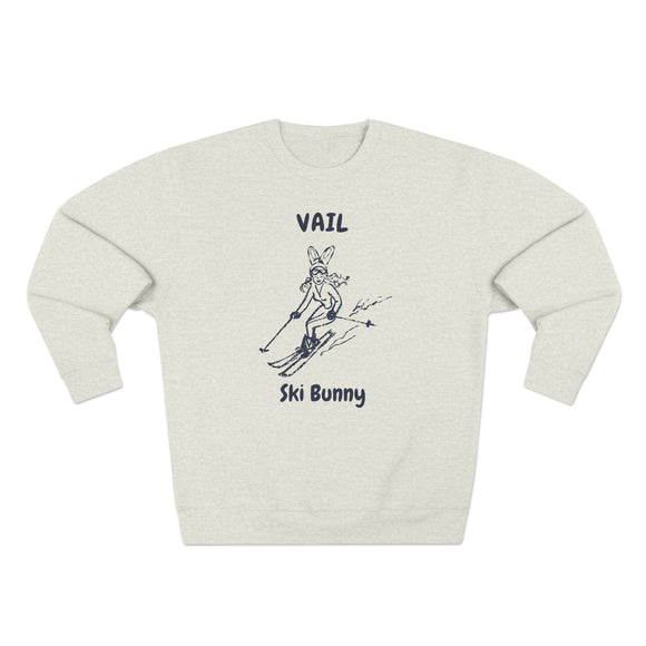 Premium Vail, Colorado Ski Bunny Sweatshirt