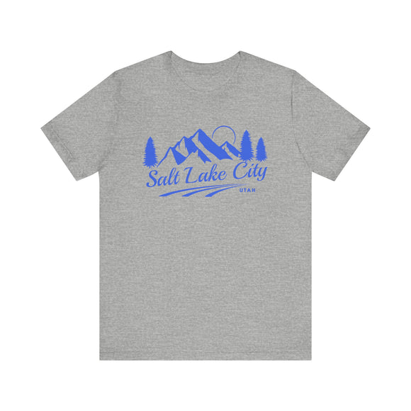 Salt Lake City, Utah T-Shirt - Retro Mountain Unisex Salt Lake City Shirt