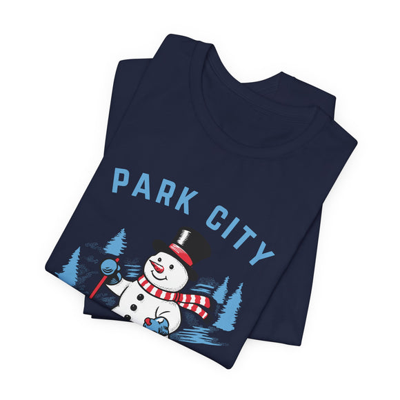 Park City, Utah T Shirt - Ski Snowman Graphic Tee