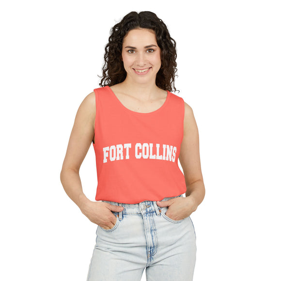 Fort Collins, Colorado Tank Top Unisex | Comfort Colors - 100% Cotton