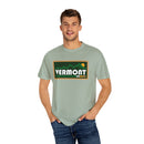 Vermont Graphic Tee, Comfort Colors Retro Mountain Unisex T shirt-17