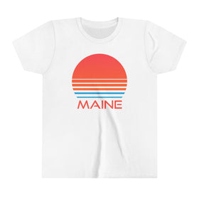 Maine Youth Shirt - Retro 80s Maine Kid's T-Shirt