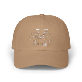 Buy khaki Chicago, Illinois Dad Hat - Embroidered Chicago Classic Dad Cap