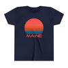 Maine Youth Shirt - Retro 80s Maine Kid's T-Shirt