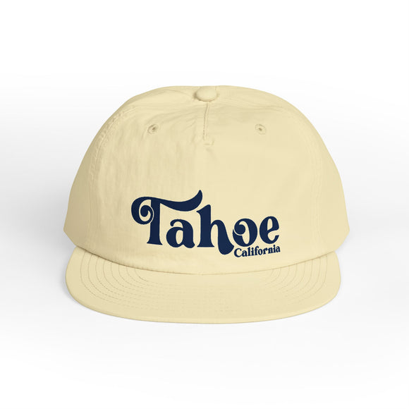 Lake Tahoe, California Retro Surf Cap