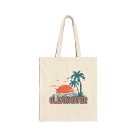 Clearwater, Florida Cotton Canvas Clearwater Tote Bag