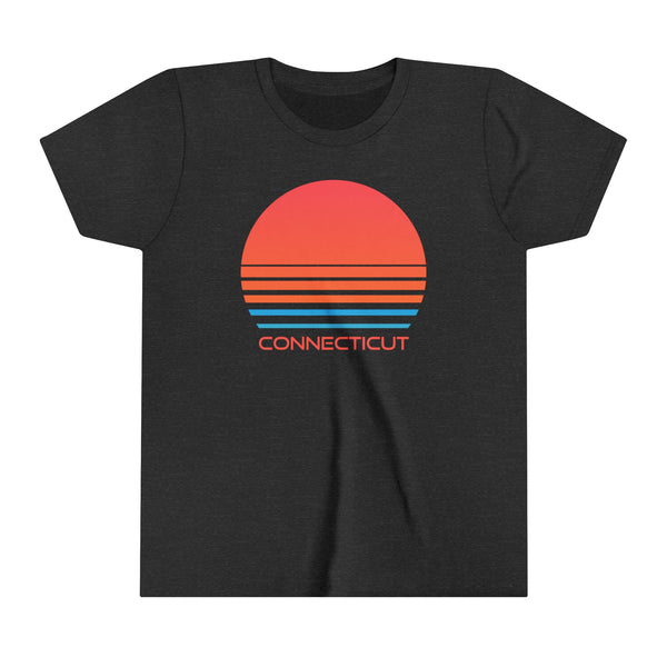 Connecticut Youth Shirt - Retro 80s Connecticut Kid's T-Shirt