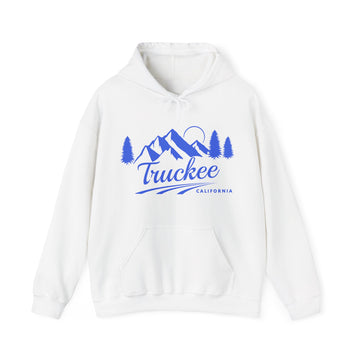 Buy white Truckee, California Hoodie - Unisex Mountain Truckee Hoodie Sweatshirt