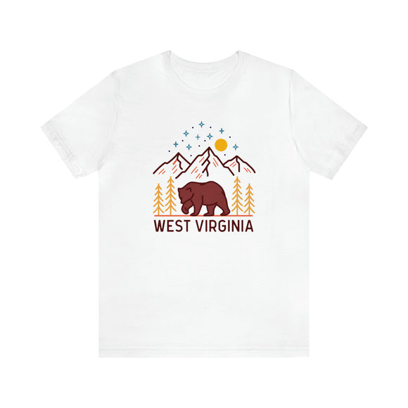 West Virginia T-Shirt - Retro Unisex West Virginia Shirt