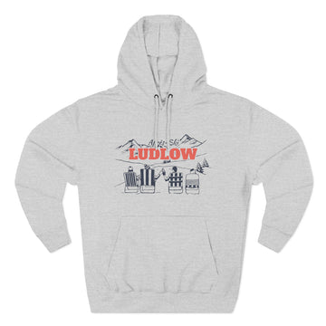 Premium Ludlow, Vermont Après-ski Hoodie - Unisex Sweatshirt - 0