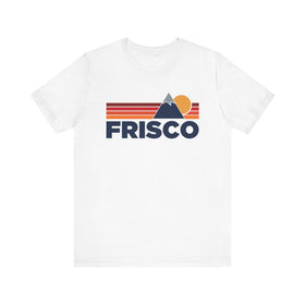 Retro Frisco, Colorado T-shirt, Mountain Tee, Vintage Frisco Unisex Jersey Shirt, Outdoor Hiking Apparel