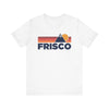 Retro Frisco, Colorado T-shirt, Mountain Tee, Vintage Frisco Unisex Jersey Shirt, Outdoor Hiking Apparel