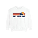 Telluride, Colorado Mountain Stripes Sweatshirt | Comfort Colors - 100% Cotton-2