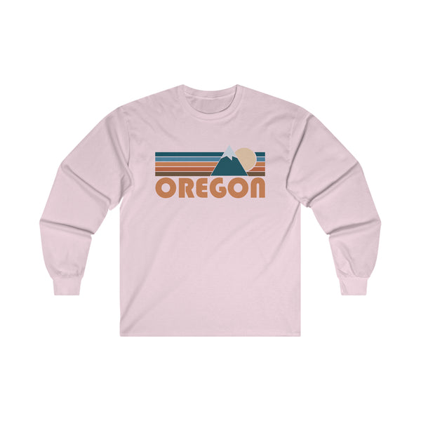 Oregon Long Sleeve Shirt - Retro Unisex Oregon Long Sleeve Tee
