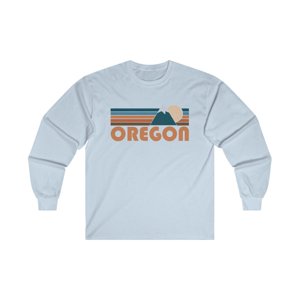 Oregon Long Sleeve Shirt - Retro Unisex Oregon Long Sleeve Tee