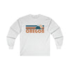Oregon Long Sleeve Shirt - Retro Unisex Oregon Long Sleeve Tee