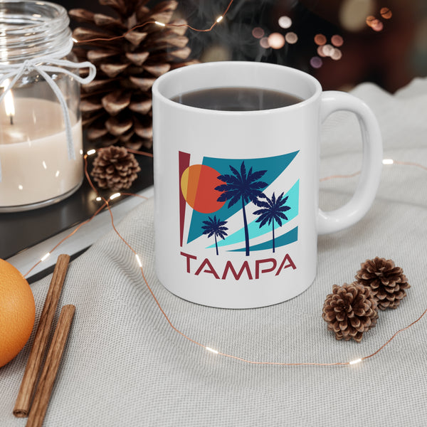 Tampa, Florida Mug - Retro 11oz Ceramic Tampa Mug