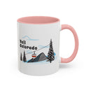 Vail, Colorado Retro Snow Skiing Mountain 11 oz Mug, Ski Lodge Decor Coffee Cup, Mountain Gondola  Lover Gift, Retro Skiing Mug-11