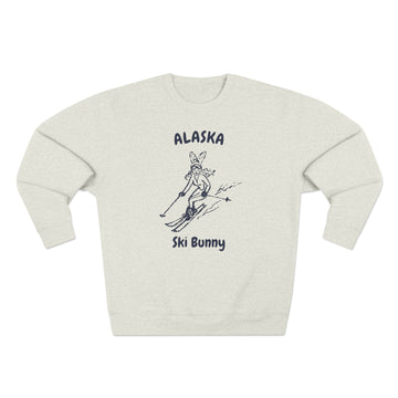 Buy oatmeal-heather Premium Alaska Ski Bunny Sweatshirt