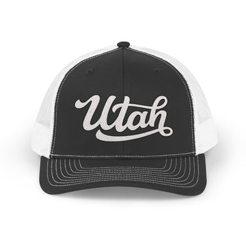 Utah Snapback Trucker Cap - Embroidered Utah Hat - 0