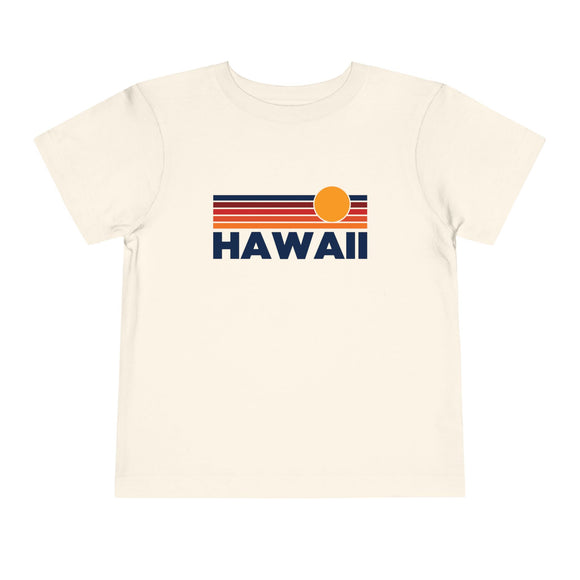 Hawaii Toddler T-Shirt - Retro Sun Tee