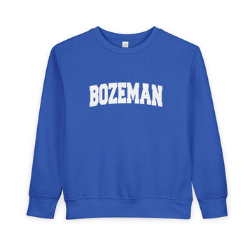 Bozeman, Montana Toddler Sweatshirt - Bozeman Toddler Crewneck Sweatshirt - 0