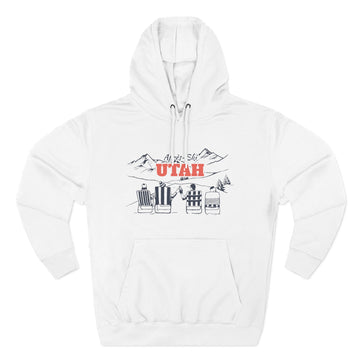 Premium Utah Après-ski Hoodie - Unisex Sweatshirt