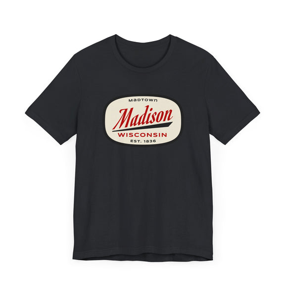 Madison, Wisconsin T-Shirt - Retro Unisex Madison Shirt