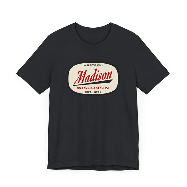 Madison, Wisconsin T-Shirt - Retro Unisex Madison Shirt